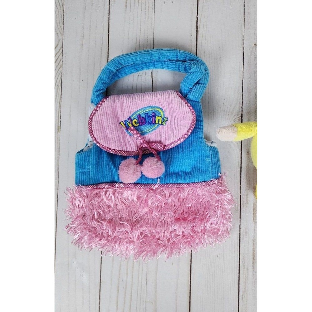 Webkinz Purse Pink Blue Ganz Carrier